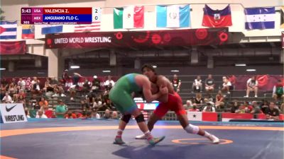 86 kg Quarterfinal - Zahid Valencia, USA vs Christian Anguiano, MEX