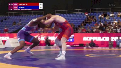 97 kg Quarterfinal - Kyle Snyder, USA vs Luis Perez, DOM