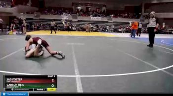 105 lbs Finals (8 Team) - Carson Reis, Holdingford vs Jag Foster, Pine Island