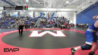 175 lbs Cons. Round 1 - Bennett Belzer, Blue Valley West vs Garrett Davis, Gardner Edgerton