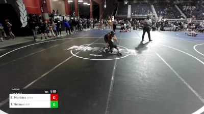 100 lbs Round Of 16 - Edward Montero, Denver North Jr. Vikings vs Teegan Nelson, Eastside United