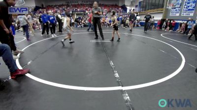 58 lbs Quarterfinal - Sawyer Ramirez, Tecumseh Youth Wrestling vs Maxwell Roy, Standfast