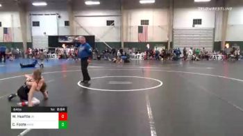 64 lbs Consolation - Wyatt Hueftle, Jr. Wolfkings vs Carson Foote, MIDWEST DESTROYERS