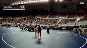 144-D2 Quarterfinal - Jax Harcey, Bradshaw Mountain vs Sean Brown, Buena High School