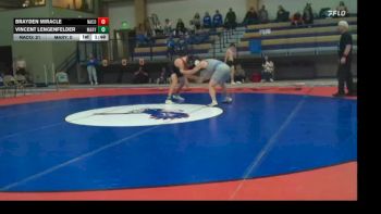 157 lbs Vincent Lengenfelder, Bismarck St Mary`s vs Brayden Miracle, Natrona County