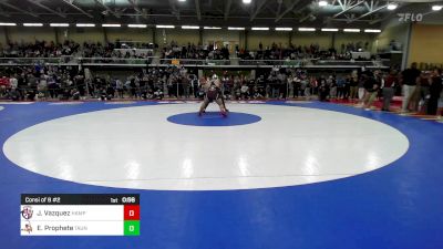 215 lbs Consi Of 8 #2 - Jerameel Vazquez, Hampden Charter East vs Elijah Prophete, Taunton