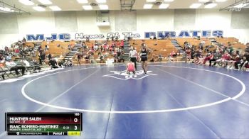 165 lbs Semis & 3rd Wb (16 Team) - Munther Saleh, Sac City vs Isaac Romero-Martinez, Modesto Junior College