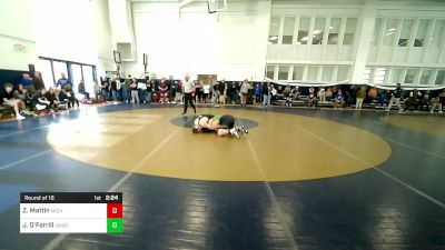 157 lbs Round Of 16 - Zack Mattin, Michigan vs Jayden O'Farrill, Unrostered