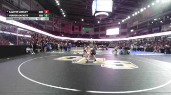 120 lbs Cons. Round 4 - Hunter Sackett, Borah vs Sawyer Lindley, Rocky Mountain