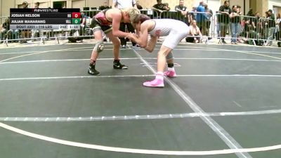 116 lbs Consi Of 8 #2 - Josiah Nelson, N8 vs Julian Manarang, Vills Bros WC