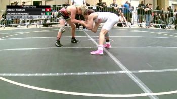 116 lbs Consi Of 8 #2 - Josiah Nelson, N8 vs Julian Manarang, Vills Bros WC