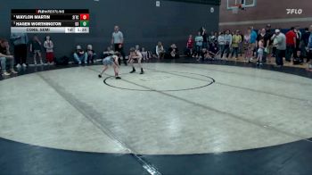 61 lbs Cons. Semi - Hagen Worthington, Declo Stingers vs Waylon Martin, Southern Idaho Training Center