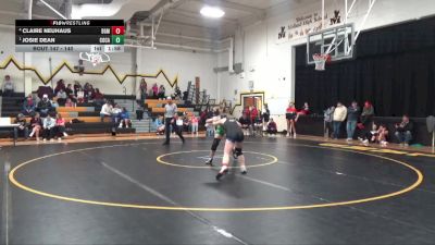 140 lbs Semifinal - Josie Dean, Columbus Catholic, Waterloo vs Claire Neuhaus, BGM, Brooklyn
