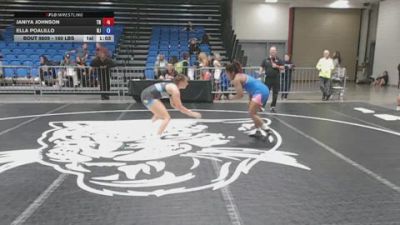 160 lbs 3rd Place - Janiya Johnson, TN vs Ella Poalillo, NJ