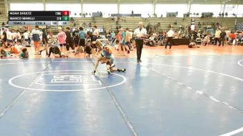90 lbs Semifinal - Noah Shultz, TDWC Maniacs Blue - MS vs Marco Minelli, IRONWHALE - MS