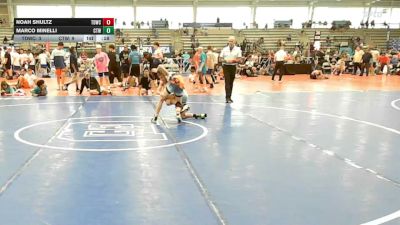 90 lbs Semifinal - Noah Shultz, TDWC Maniacs Blue - MS vs Marco Minelli, IRONWHALE - MS