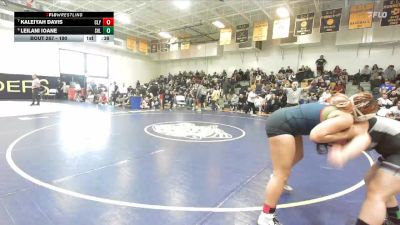 190 lbs Cons. Round 2 - Kaleiyah Davis, Colony vs Leilani Ioane, Shadow Hills