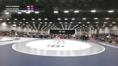80 lbs 1st Place Match - Freyda Nelson, Pinnacle Wrestling Club vs Steyr Hardison, B.A.M. Training Center