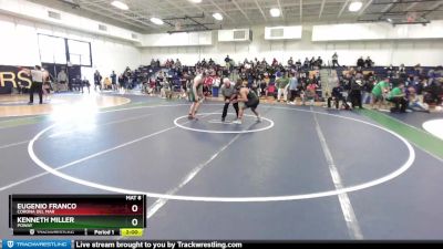 195 lbs Champ. Round 1 - Kenneth Miller, Poway vs Eugenio Franco, Corona Del Mar