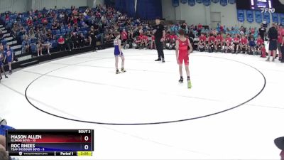 63 lbs Round 1 (6 Team) - Mason Allen, Illinois Boys vs Roc Rhees, Team Missouri Boys