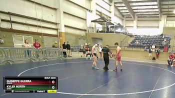 145 lbs Cons. Round 3 - Guiseppe Guerra, Idaho vs Kyler North, Utah