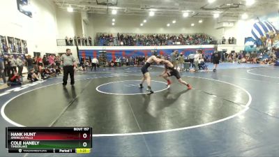 152 lbs Cons. Round 1 - Cole Hanely, Timberlake vs Hank Hunt, American Falls