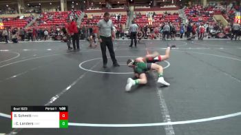 110 lbs Quarterfinal - Connor Landers, Carroll Wrestling Club vs Brody Schmitt, MWC Wrestling Academy