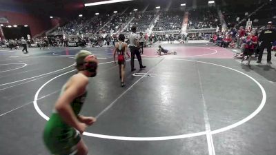 78 lbs Semifinal - Geovani Murillo, Roy Royals vs Cruz Armstrong, Sublime Wrestling Academy