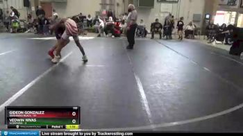 110 lbs Round 2 (8 Team) - Gideon Gonzalez, Warhawks Black vs Vedwin Nivas, Scorpions