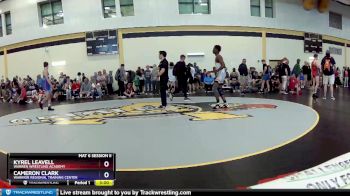 145 lbs Semifinal - Kyrel Leavell, Warren Wrestling Academy vs Cameron Clark, Warrior Regional Training Center