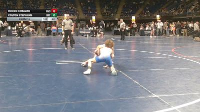 82 lbs Consy 5 - Rocco Creazzo, Nazareth vs Colton Stephens, Greenville