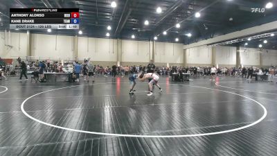 126 lbs Round Of 16 - Anthony Alonso, Beebe Trained vs Kane Drake, Team Barracuda
