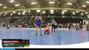 165 lbs Cons. Round 6 - Derek Recktenwald, Unattached vs Tommy Wentz, York (Neb.)