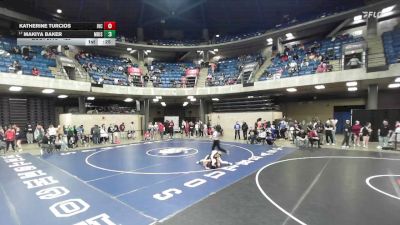 125 lbs Cons. Round 3 - Makiya Baker, Prarie Central vs Katherine Turcios, Waukegan