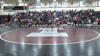 105 lbs Semifinal - Sloane Foss, Cedar Falls vs Lila Bihun, Iowa City West