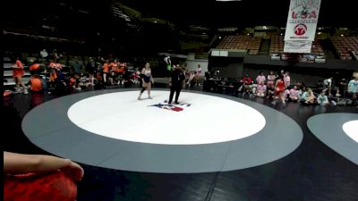 155 lbs Haru Duus, SCVWA - Santa Clara Valley Wrestling Association vs Alyvia Jeha, OCWA - Orange County Wrestling Association
