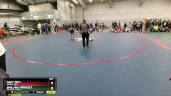 170 lbs Champ. Round 2 - Saige Dell, Arvada West vs Emiliana Mendoza, Douglas County