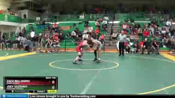 120 lbs Cons. Round 6 - Zach Bellissimo, Perry (Perry) vs Joey Vazsonyi, Highland (Medina)