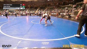 110 lbs Consi Of 8 #2 - Ava Cabalona, Takedown City Wrestling Club vs Leah Wynn, ERJH