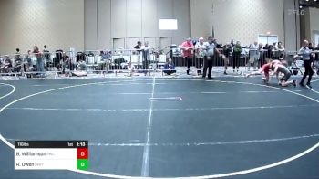 116 lbs Round Of 16 - Ben Williamson, Pwc vs Ryder Owen, Inwtc