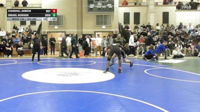 150 lbs 5th Place - Churhill Armor, Brockton vs Israel Borges, Southeastern