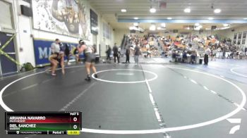 190 lbs Cons. Round 4 - Ixel Sanchez, Warren vs Arianna Navarro, Palm Desert