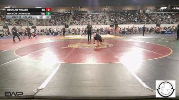 130 lbs Consi Of 16 #2 - Dechlan Waller, Muldrow vs Hudson Dvoracek, The Hall Wrestling Club