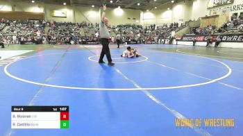 92 lbs Round Of 32 - Bruin Bloomer, Eastern Oregon Elite vs Raymond Castillo, Bay Area Dragons