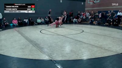 140 lbs Quarterfinal - Isaias Nelson, Upper Valley Aces Wresstling vs Ryder Smith, Mountain Man Wrestling Club