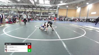 126 lbs Consi Of 8 #2 - Isaac Quiles, East Hartford vs Dylan Kadish, Newton South