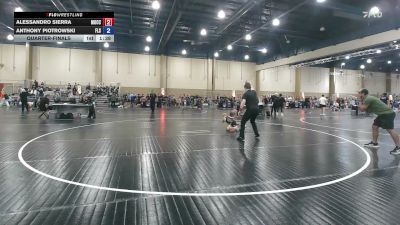53 lbs Quarterfinal - Alessandro Sierra, ATT / Mocco Wrestling vs Anthony Piotrowski, Florida Scorpions