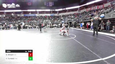 110 lbs Consi Of 8 #2 - Sailor Wilson, East Kansas Eagles vs Ethan Curbelo, Terminator Wrestling Academy