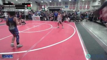 64 lbs Quarterfinal - Damen Macias, Berryhill Wrestling Club vs Kyson Barnett, Twin Hills