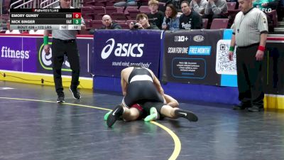 172 lbs Consi 5 - Emory Gunby, Bishop McCort vs Nick Singer, Faith Christian